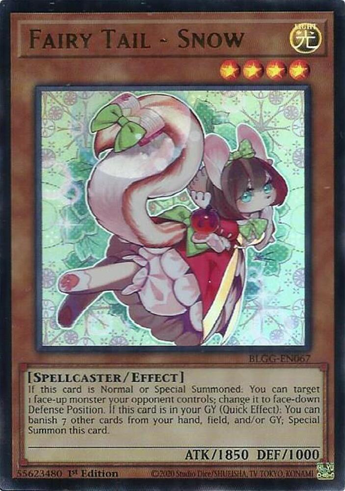 Yu-Gi-Oh! Animal Féérique – Blanche : UR BLGG-FR067