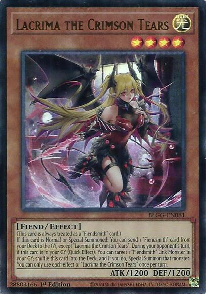 Yu-Gi-Oh! Lacrima les Larmes Cramoisies : UR BLGG-FR081