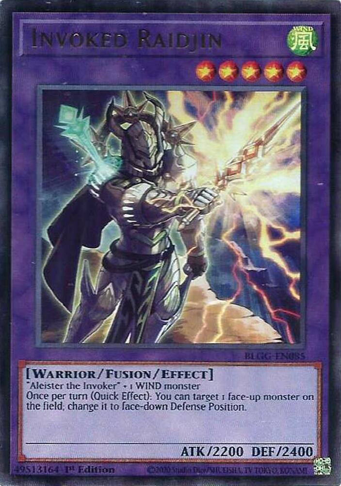 Yu-Gi-Oh! Raidjin l&rsquo;Invokhé : UR BLGG-FR085