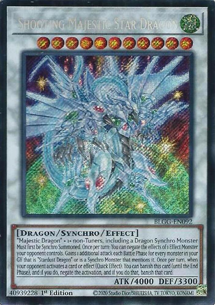 Yu-Gi-Oh! Dragon des Étoiles Majestueux Tireur : SE BLGG-FR092