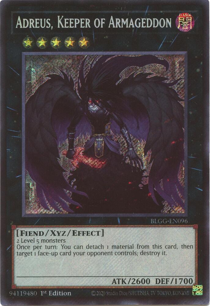 Yu-Gi-Oh! Adreus, Gardien de l&rsquo;Armageddon : SE BLGG-FR096
