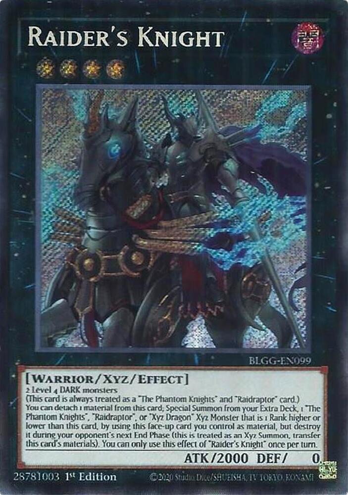 Yu-Gi-Oh! Chevalier du Raid : SE BLGG-FR099