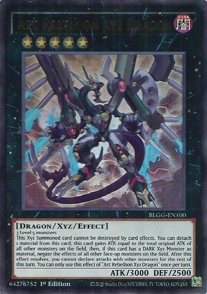 Yu-Gi-Oh! Dragon Xyz de la Rébellion de l&rsquo;Arc : UR BLGG-FR100