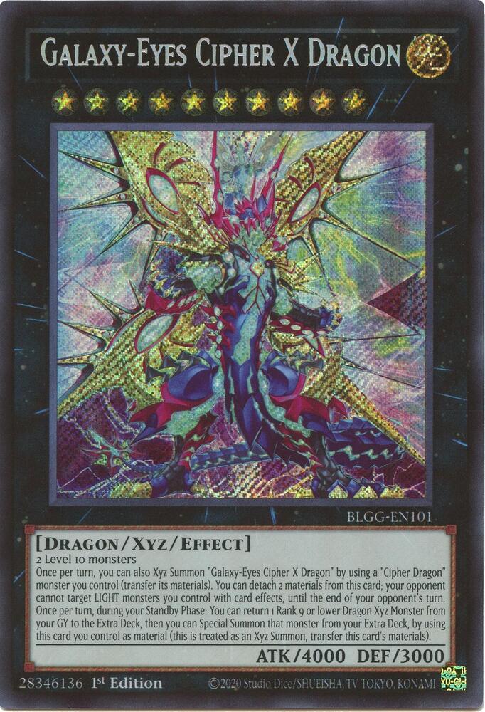 Yu-Gi-Oh! Dragon X Cipher aux Yeux Galactiques : SE BLGG-FR101