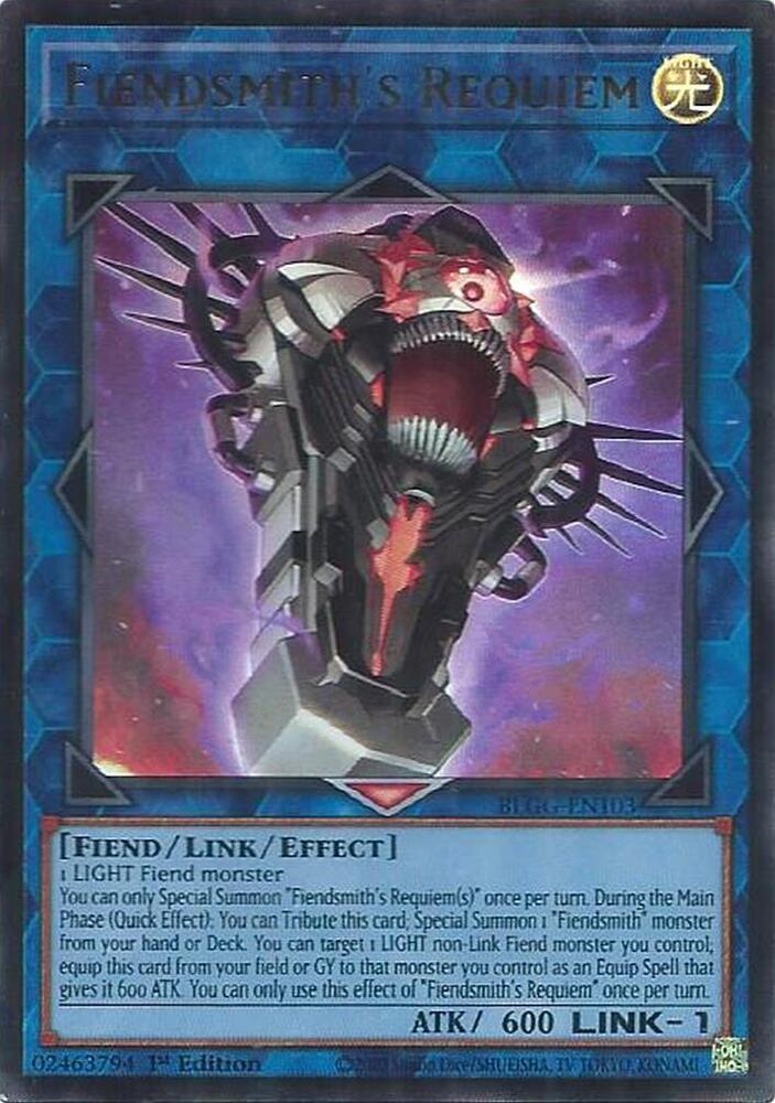 Yu-Gi-Oh! Requiem du Démonforgeron : UR BLGG-FR103