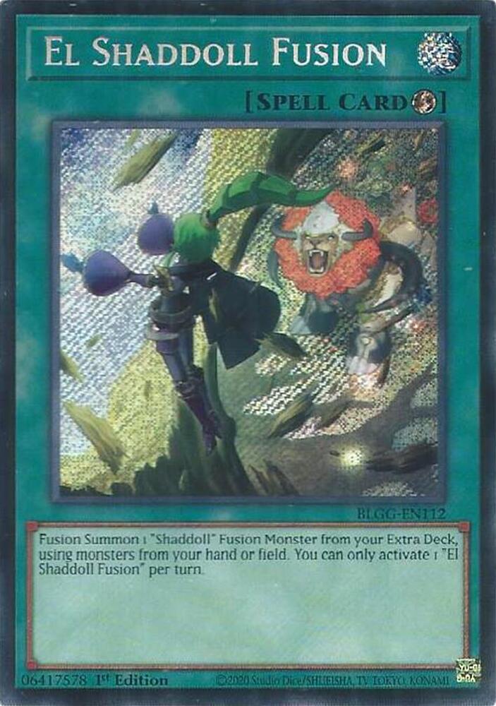 Yu-Gi-Oh! Fusion Marionnette de l&rsquo;Ombre El : SE BLGG-FR112