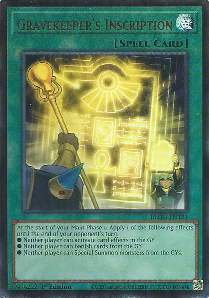 Yu-Gi-Oh! Inscription des Protecteurs du Tombeau : UR BLGG-FR121
