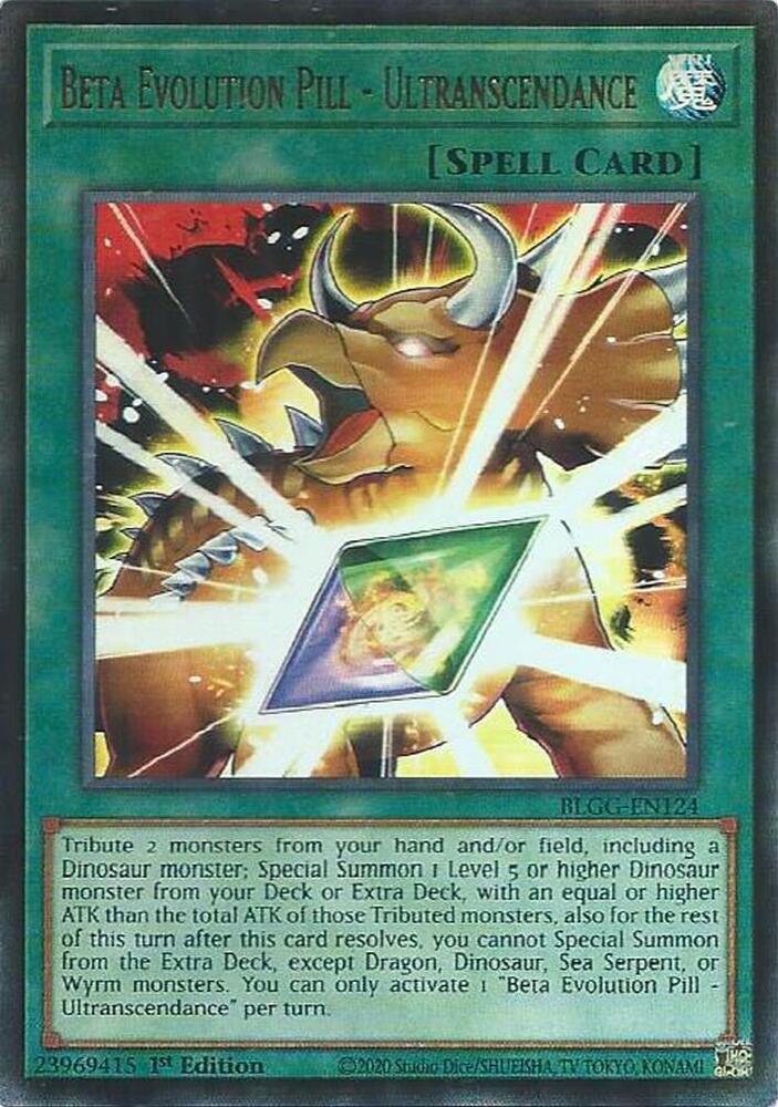 Yu-Gi-Oh! Pilule d&rsquo;Évolution Bêta – Ultranscendance : UR BLGG-FR124