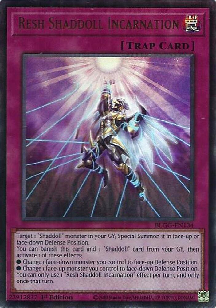 Yu-Gi-Oh! Resh Incarnation Marionnette de l&rsquo;Ombre : UR BLGG-FR134