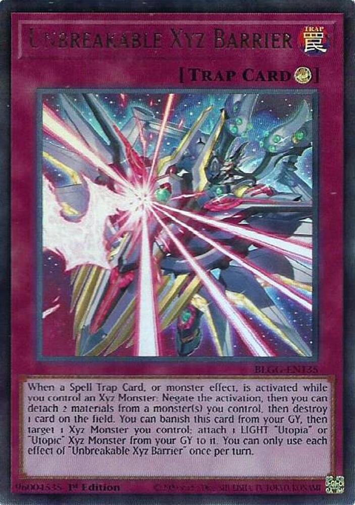 Yu-Gi-Oh! Barrière Xyz Incassable : UR BLGG-FR135